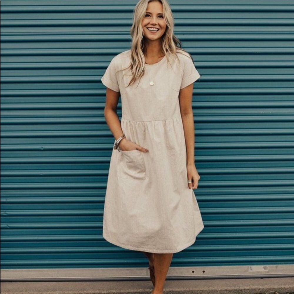 Roolee Lucas Pinstripe Dress